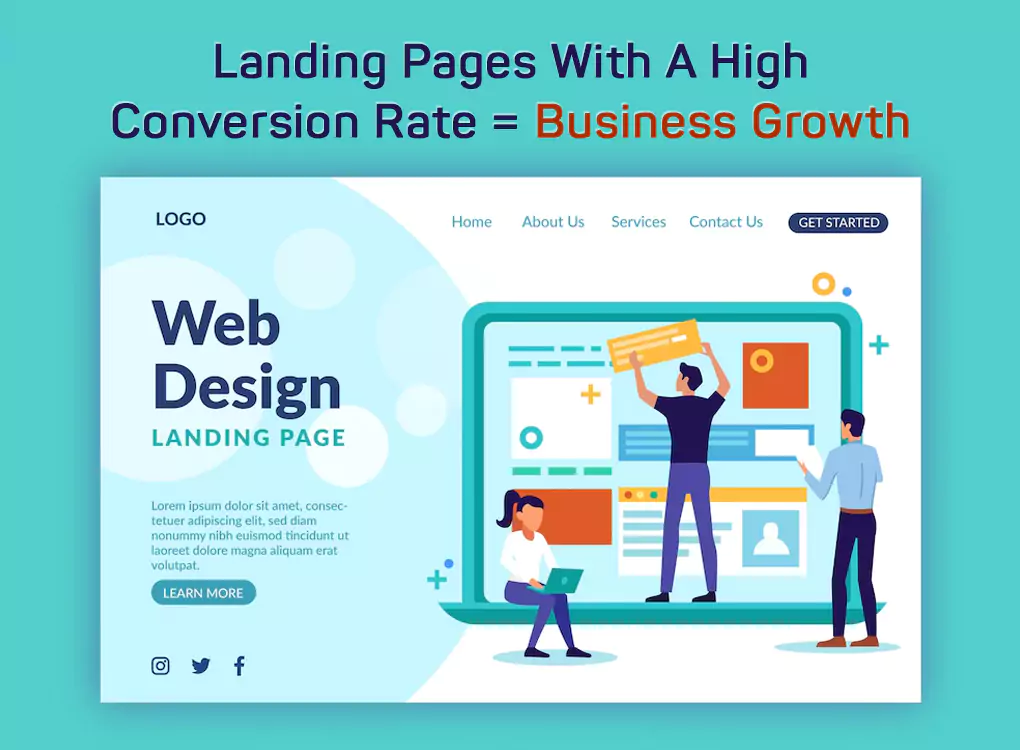Landing Pages with a High Conversion Rate = Business Growth