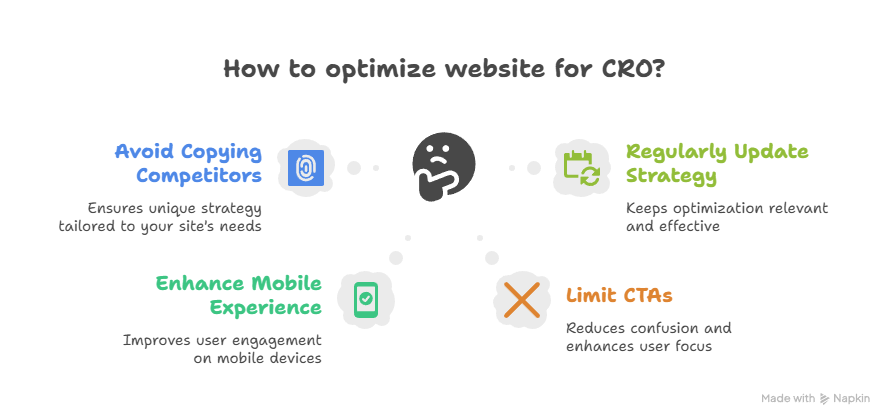 Common CRO Mistakes to avoid